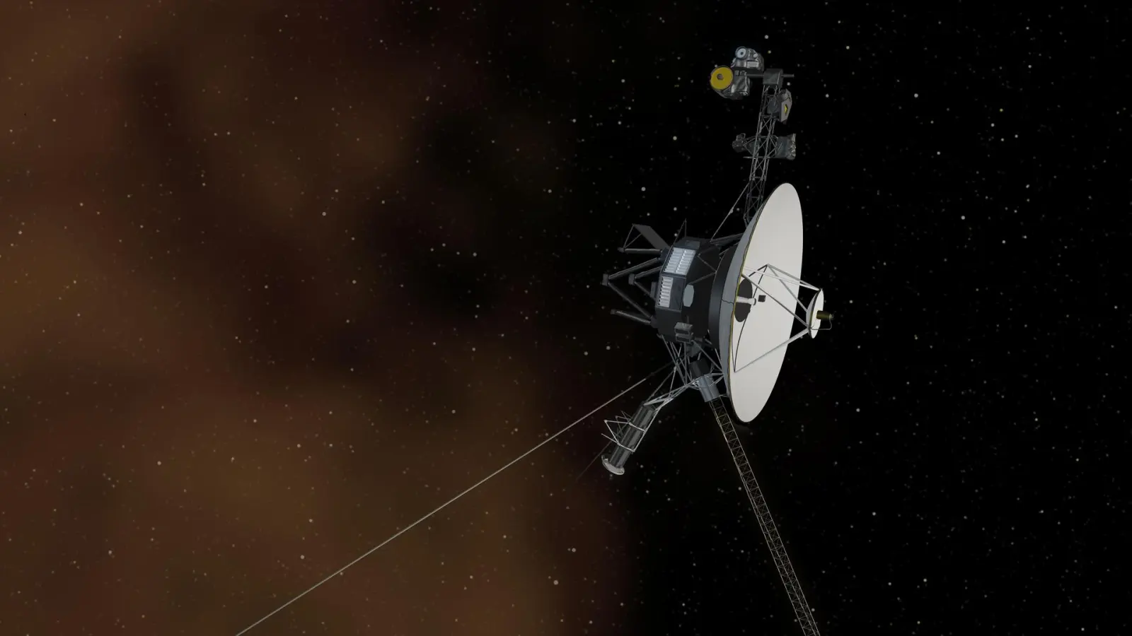 Artist's concept of Voyager 1 entering interstellar space